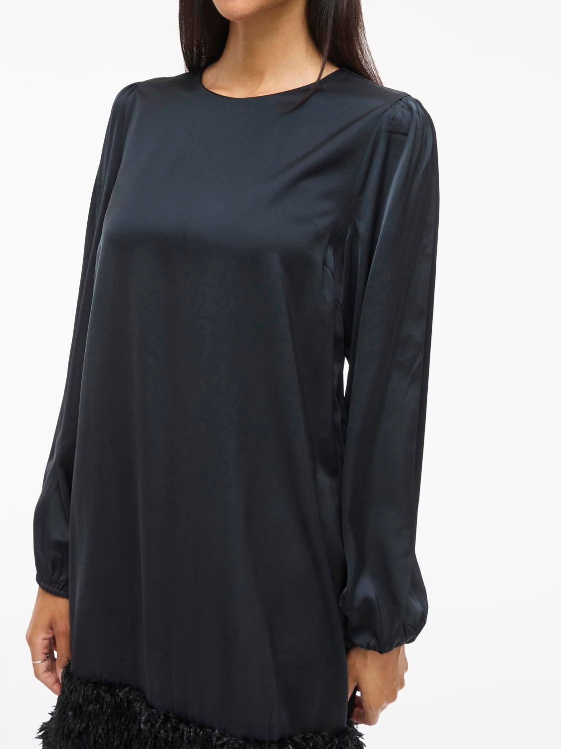 VIVEER Short Dress - Black Beauty - VERO MODA & VILA Bergvik